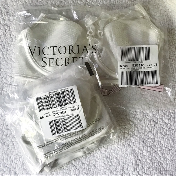 VS Petals Sequin High-neck Bra Floral Balconet 32C - Picture 5 of 10